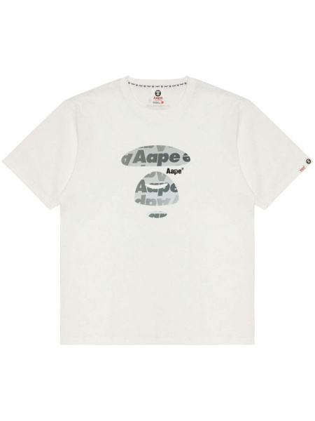 Футболка AAPE, размер 52, цвет белый, Хлопок: 100%; - купить по ...