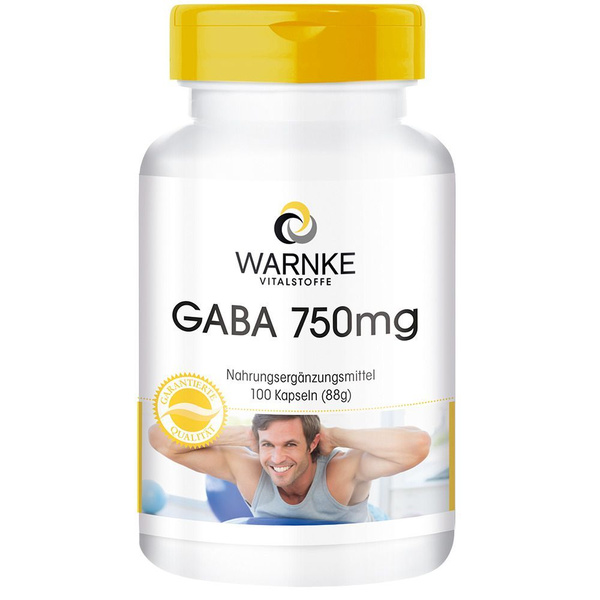 GABA 750 мг, 100 капсул, Warnke Германия - купить с доставкой по ...