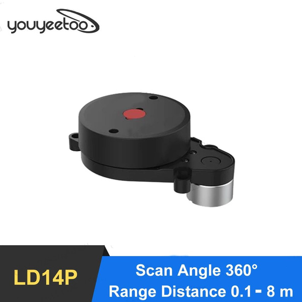 LiDAR-Триангуляционный радар D200 Сканер 360 Автономная навигация LD14P ...