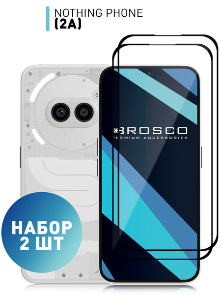 Набор стекол для Nothing Phone (2a) (Насинг фон 2а) с олеофобным ...