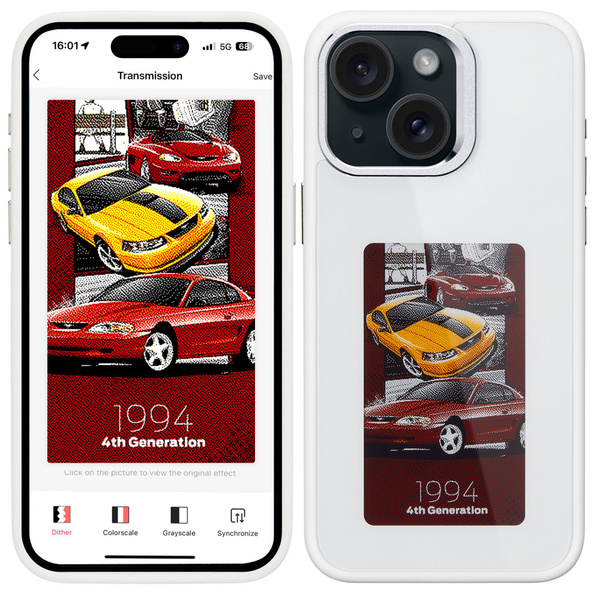 DIY чехол на айфон с чернильным экраном, e-ink screen NFC case - купить ...