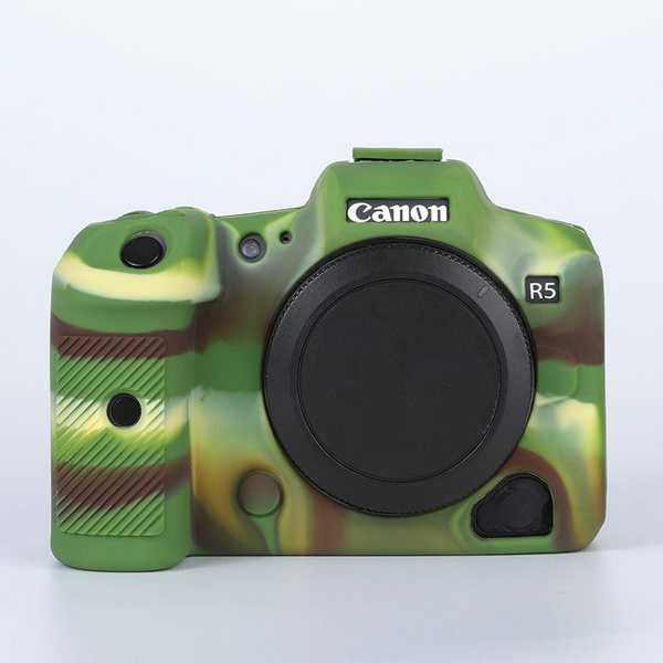 Защитный силиконовый чехол для фотоаппарата Canon EOS R5 ультра-тонкая ...