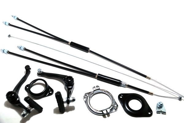 Тормоз задний BMX U-brake 55mm, комплекте с гироротором и тросами ...