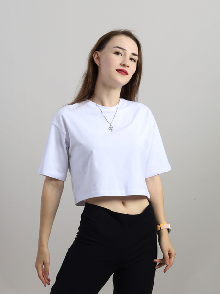 Футболка CRB, размер 40, цвет белый, Кулирная гладь. 92%хлопок, 8% ...