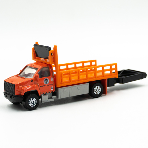Машинки Matchbox ДОРОЖНЫЕ РАБОТЫ Working Rigs GMC Attenuator - купить с ...