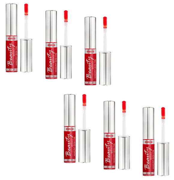 LuxVisage Масло для губ Beauty elixir NEW тон 4 Вишнёвый эликсир 5,5гр ...