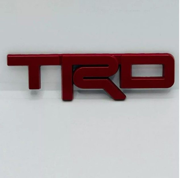 Шильдик Наклейка Эмблема TRD - Red - купить по выгодным ценам в ...