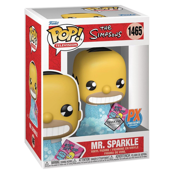 Фигурки Funko Pop! Simpsons: Mr. Sparkle Diamond Glitter (Стикер PX ...