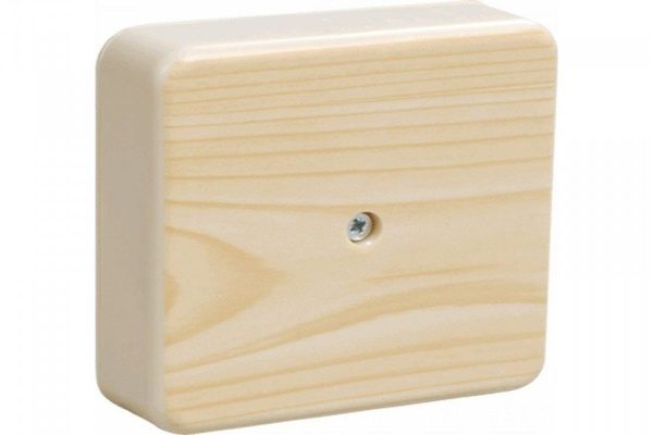 Коробка распределительная ОУ под кабель-канал 100х100х29мм светлое ...