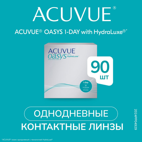 ACUVUE Контактные линзы OASYS with HydraLuxe (90), 90 шт., -1.75 / 9.0 ...