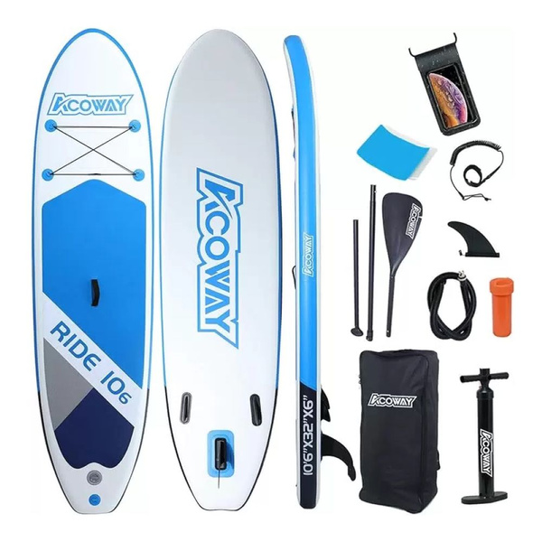 Надувная сап доска ACOWAY Blue 320 BOARD SUP для плавания и серфинга с ...