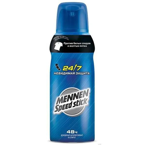 Дезодорант-спрей MENNEN SPEED STICK Невидимая защита 24, 7, 150 мл ...