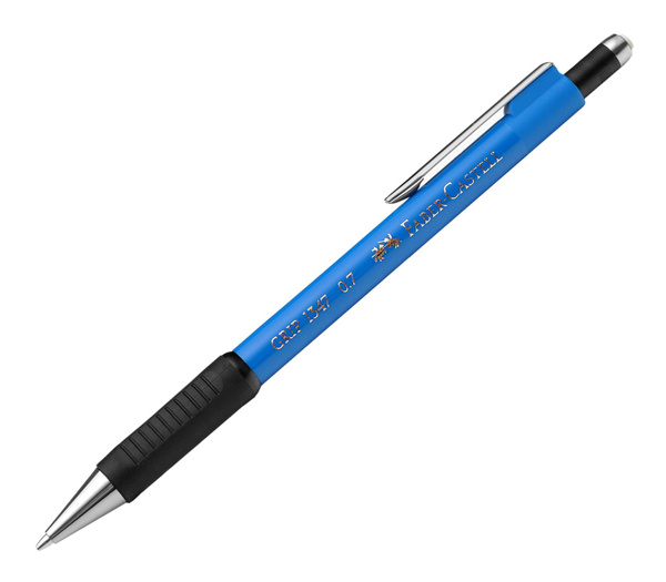Porte-mine Grip 1347 - 0.7 mm - corps bleu - Faber-Castell Faber-Castell chez Rougier & Plé