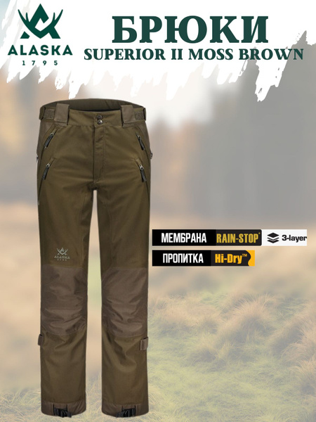 Брюки рыболовные ALASKA ELK 1795, размер 56 (2XL), Демисезон, цвет ...