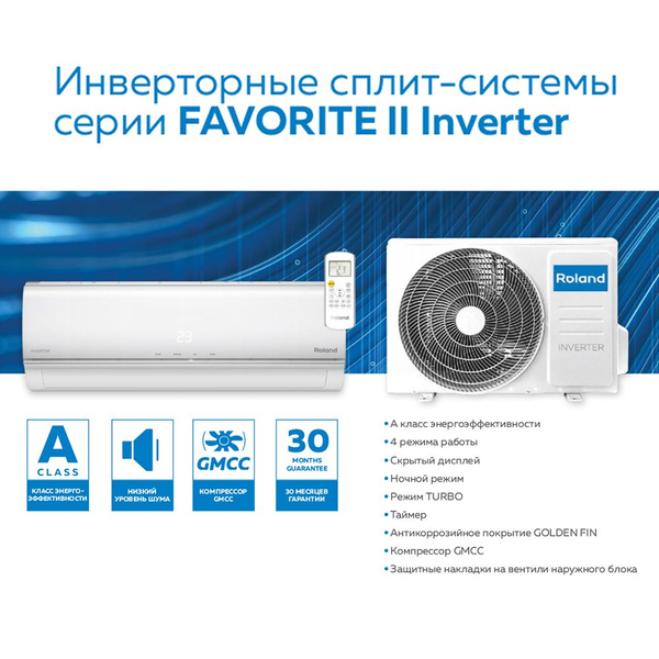 Кондиционер настенный Roland FIU-07HSS010 - купить по доступным ценам в ...