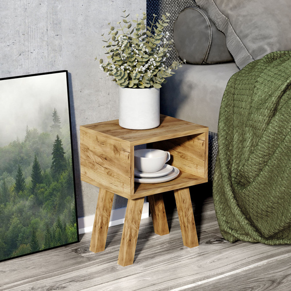 Тумба ECOHOMEWOOD Прикроватная_Белый, 30x30x47 см - купить по выгодной ...