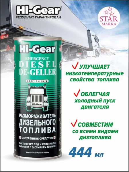 HG4117 Размораживатель дизтоплива на 90л 444мл - купить с доставкой по ...