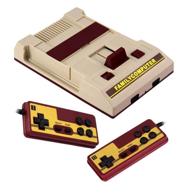 Приставка с 2000 ретро играми 8 bit и джойстиками подключается к ...