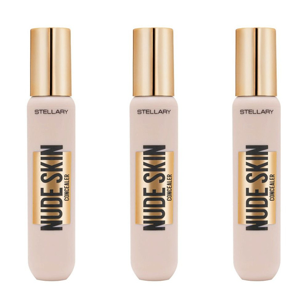 Stellary Кремовый консилер Nude Skin 01 Слоновая кость, 2 мл, 3 шт ...