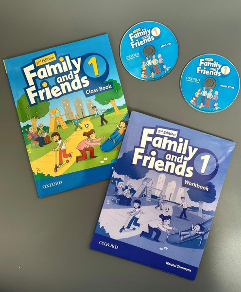 Family and friends 1 Учебник + Рабочая тетрадь+ Диски - купить с ...