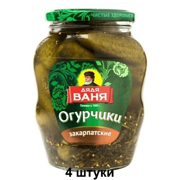 Дядя Ваня Огурцы закарпатские, 680 г, 4 шт - купить с доставкой по ...