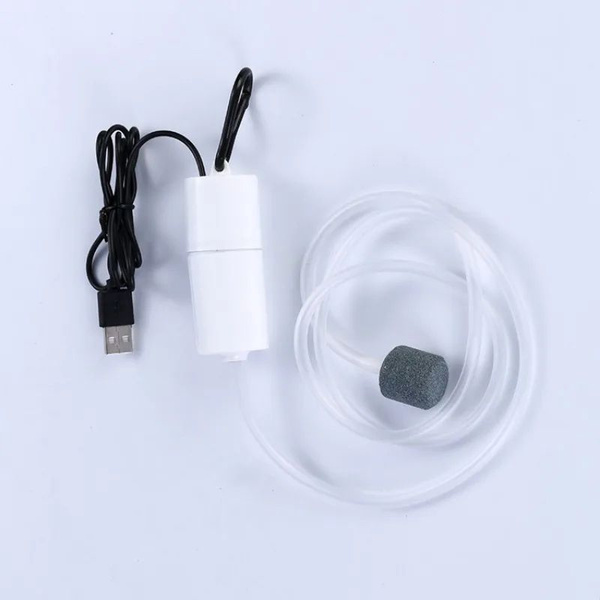 Аквариумный USB воздушный насос (белый) - купить с доставкой по ...