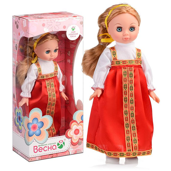 Весна кукла Эля в русском костюме В3189 - купить с доставкой по ...