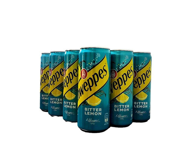 Газированный напиток Schweppes Bitter Lemon (Швепс Биттер Лимон) 0.33 л ...