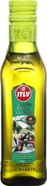 Масло оливковое ITLV Extra Virgin, 250мл - купить с доставкой по ...