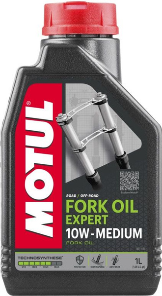 MOTUL 105930 Масло вилочное и амортизаторное FORK OIL EXP M 10W 1 л ...