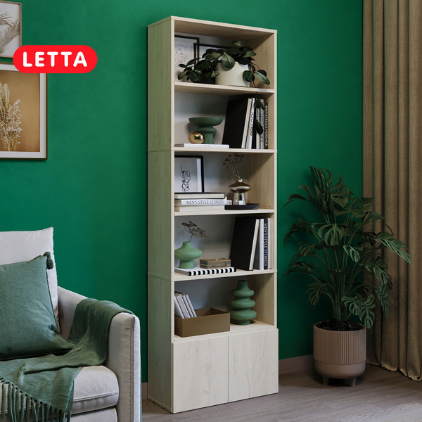 Стеллаж Стеллаж_L40217946_Letta_Белый, 60х24х180 см, LETTA купить c ...