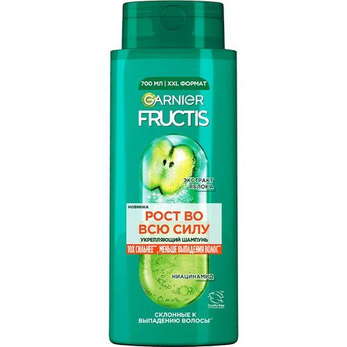 Шампунь Garnier Fructis Рост Во Всю Силу укрепляющий для ослабленных ...