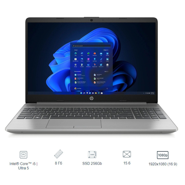 Ноутбук HP 250 G8, серебристый, серый купить по низкой цене: отзывы ...