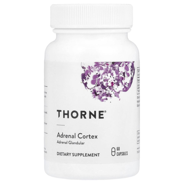 Thorne Research, Кора надпочечников, Adrenal Cortex 60 капсул - купить ...