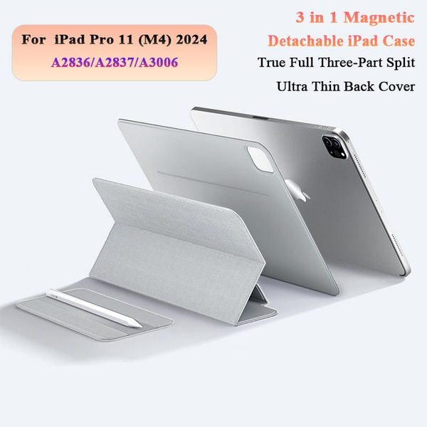 Чехол для iPad Pro 11 2024 (M4), магнитный съемный чехол, магнитное ...