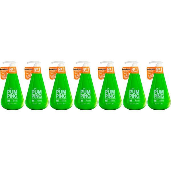 Зубная паста Perioe Breath Care Pumping Toothpaste 285 г, набор: 7 штук ...