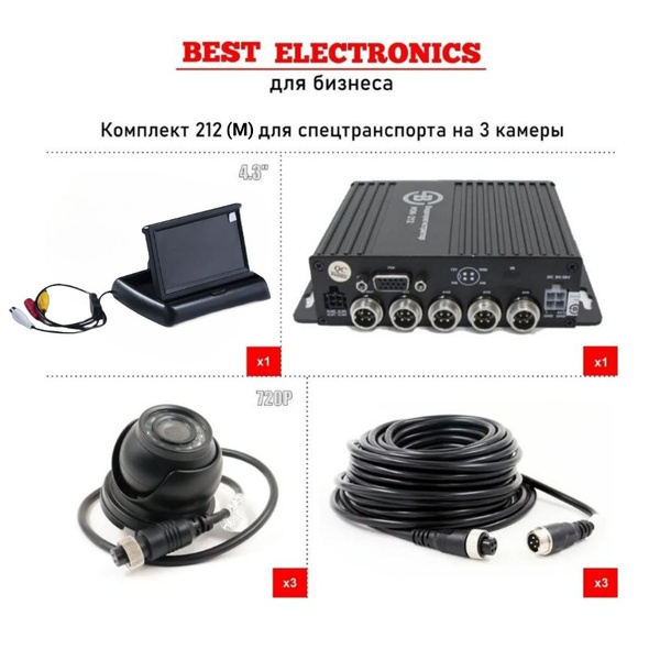 Видеорегистратор Best Electronics Alliance SPEC212CAM_серый - купить в ...