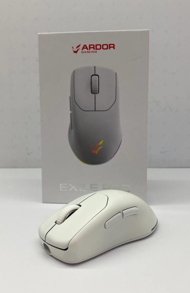 Мышь ARDOR GAMING беспроводная/проводная Exile PRO ARDW-EX3370-WT белый ...