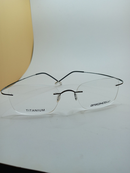 Безободковая оправа из титана оправа для очков унисекс Baroncelli ...