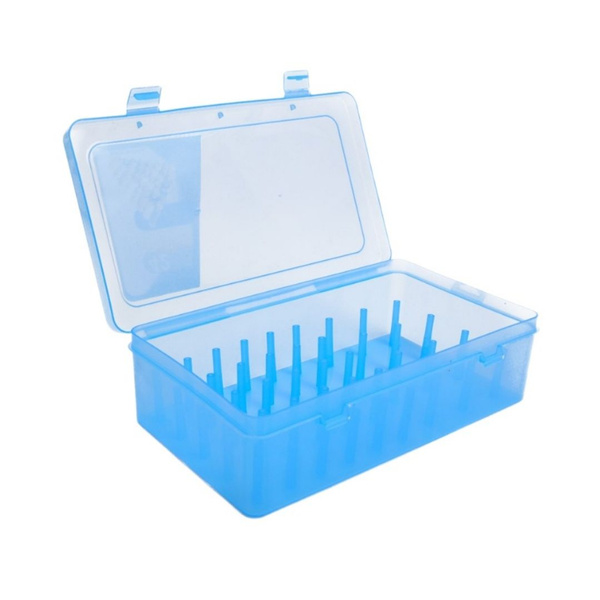 Контейнер для хранения ниток, прозрачно-голубой (42 стойки). купить на ...