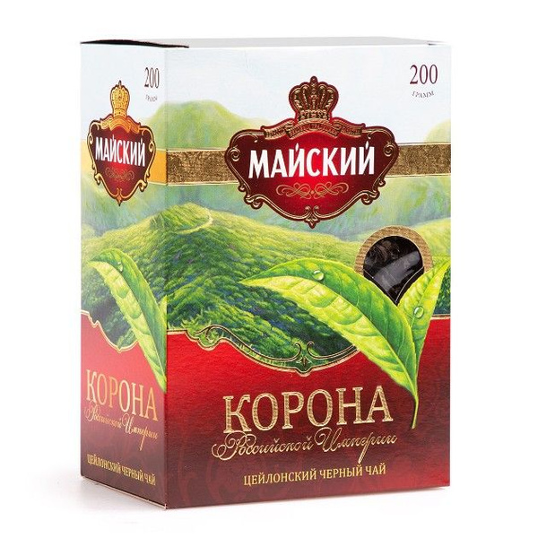 Чай черный Майский Корона Российской Империи 200г-3 шт - купить с ...