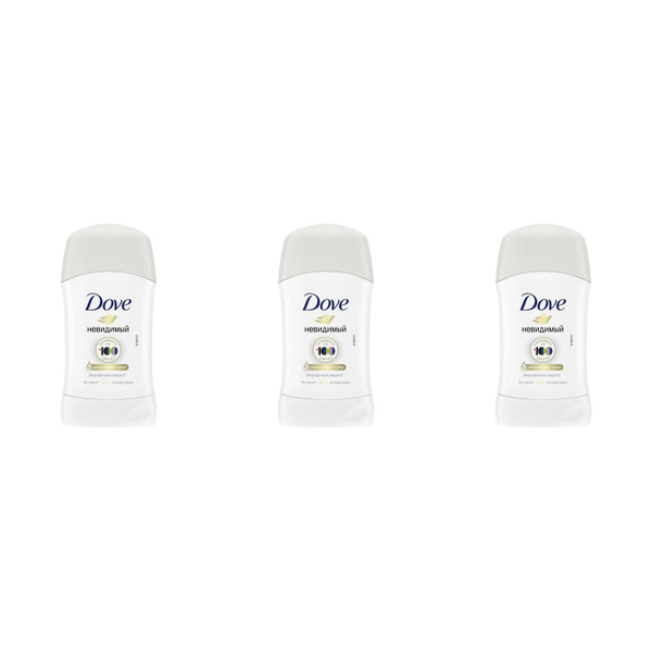 Dove Дезодорант-антиперспирант Невидимый, безупречная защита, 40 мл, 3 ...