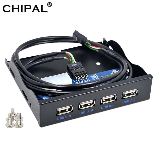 Передняя панель USB 2.0 концентратор для Настольный ПК 3,5'' флоппи ...