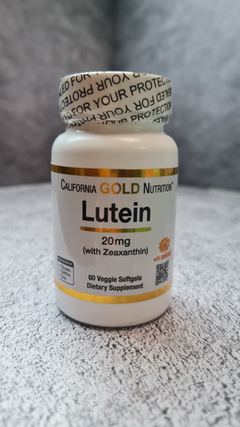 California Gold Nutrition Lutein with Zeaxanthin 20 mg 60 softgels ...