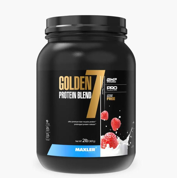 Протеин Maxler Golden 7 Protein Blend (907 г.), клубника купить на OZON ...