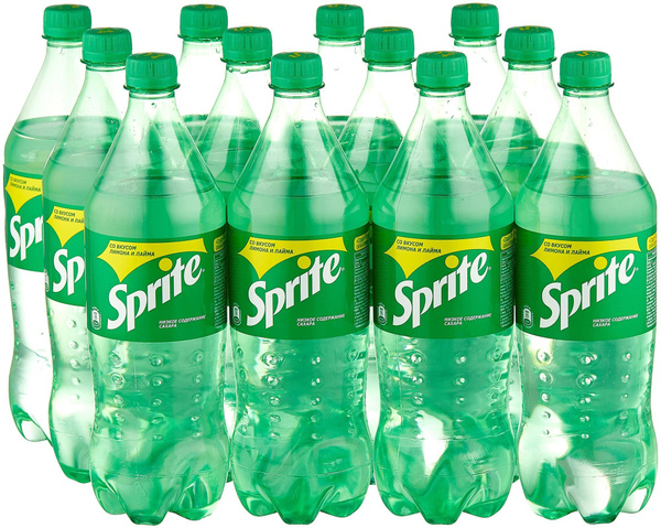 Спрайт 1л./12шт. Sprite купить на OZON по низкой цене (1755550653)
