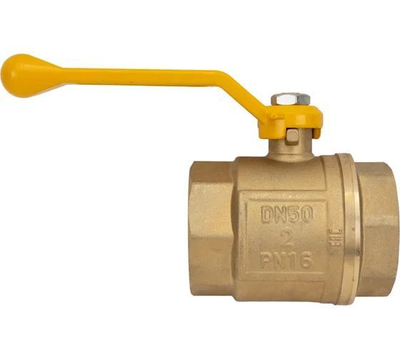 Шаровой кран для газа STI Ду50 Ру16 муфтовый (муфта-муфта) рычаг D170 ...