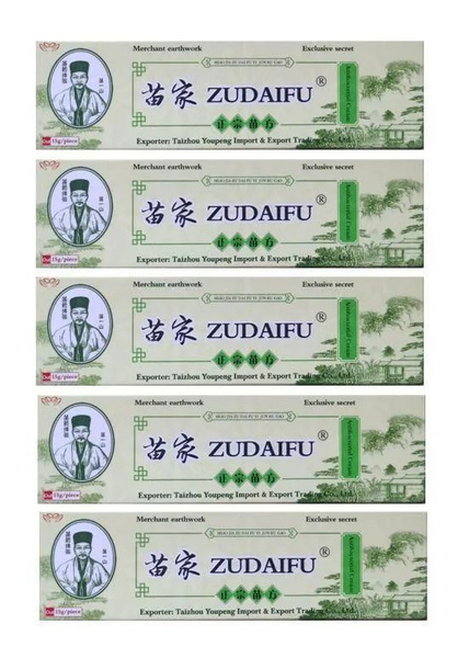 Zudaifu 10 шт. мазь от псориаза, дерматита, экземы, зуда, лишая, грибка ...