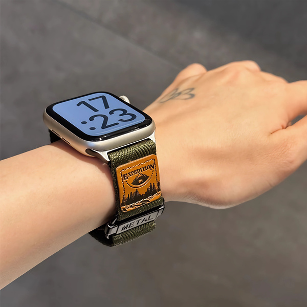 Ремешок для смарт-часов Apple Watch 40mm,42mm,44mm,45mm,49mm Нейлоновый ...