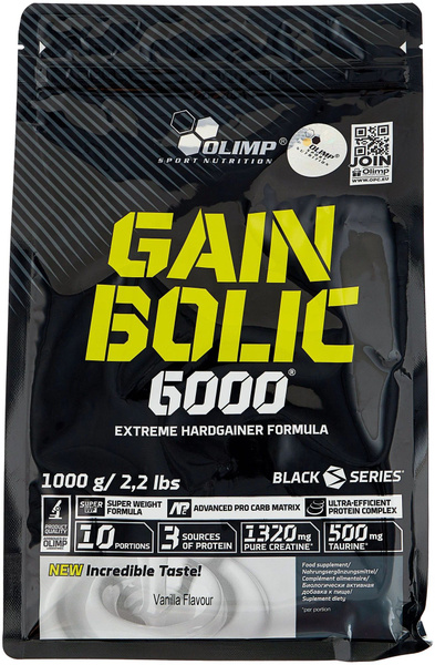 Olimp Gain Bolic, 1000 г./Гейнер Олимп 6000 купить на OZON по низкой ...